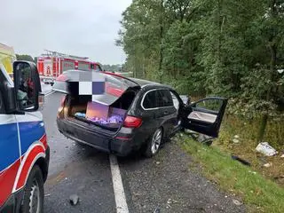 Wypadek na drodze krajowej numer 62