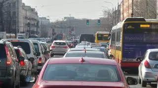 Protest rolników na placu Zawiszy