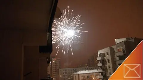 Ta noc była jasna od fajerwerków