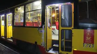 Zderzenie tramwajów na Słomińskiego