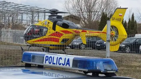 Helikopter Lotniczego Pogotowia Ratunkowego lądował na Ursynowie