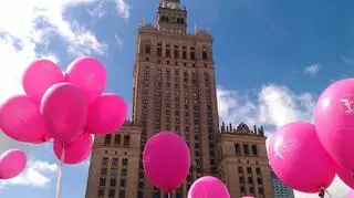 Różowy pochód przeszedł ulicami Warszawy