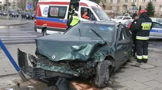 Zderzenie na Mokotowie