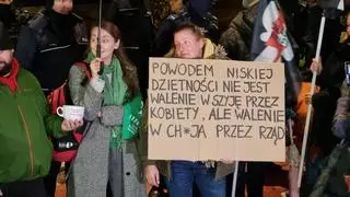 Protest na Mickiewicza 