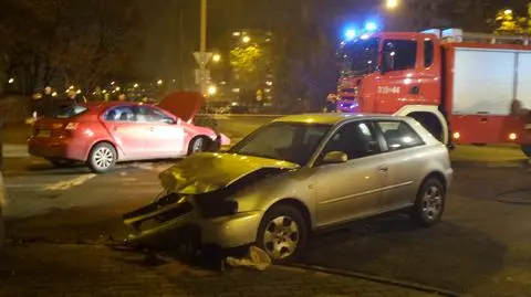 Wypadek na skrzyżowaniu. Kierowca z 0,44 promila 