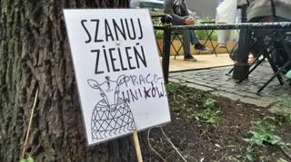 Protest pod Krowarzywa