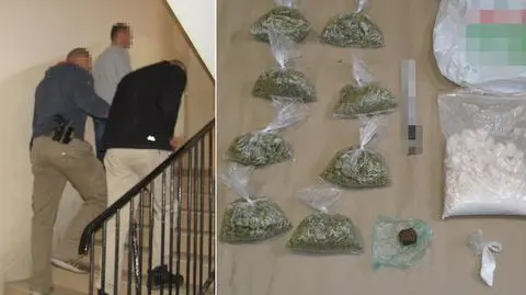 Wjechał w barierki na autostradzie. Policja: wiózł kilogram narkotyków