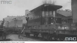 Nowe belgijskie wozy tramwajowe, które sprowadzono dla warszawskiej komunikacji tramwajowej