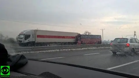 Wypadek w Palmirach zablokował drogę w stronę Gdańska