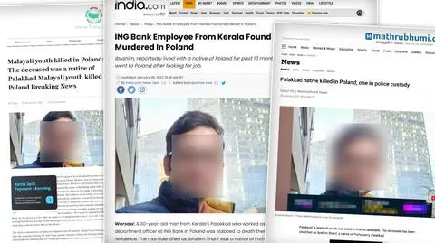 Portale w Indiach piszą o zabójstwie na Ochocie. Nie żyje 30-letni informatyk, podejrzany zatrzymany