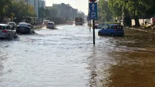 Awaria wodociągowa przy Powązkowskiej