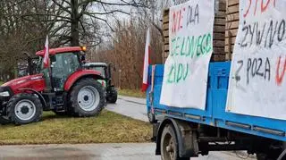 Protest rolników na wjeździe do Warszawy