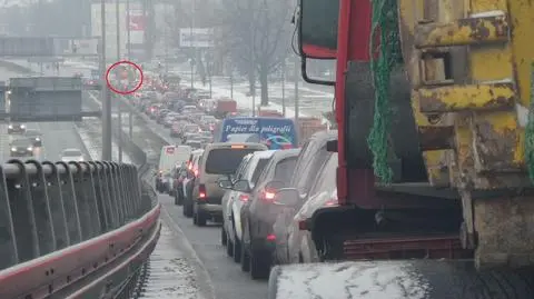 Zepsuta solarka na kilka godzin zablokowała ruch