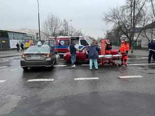 Zderzenie na Podskarbińskiej