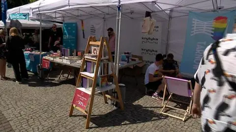 Miasteczko Równości przed PKiN 