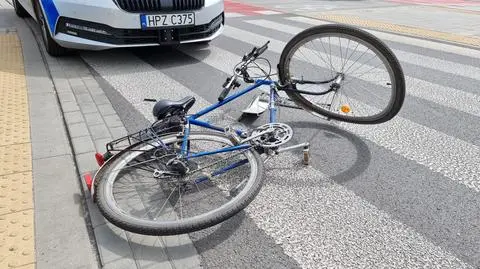 Mężczyzna potrącony na przejeździe rowerowym