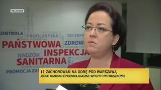 Nowe ognisko odry pod Warszawą