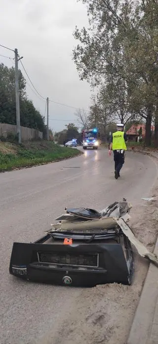 Wypadek w miejscowości Uwieliny