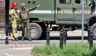 Na miejsce przyjechał patrol saperski 