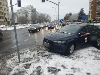 Zderzenie w alei Wilanowskiej