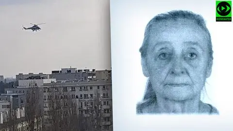 Śmigłowiec nad Warszawą. Szukają zaginionej kobiety