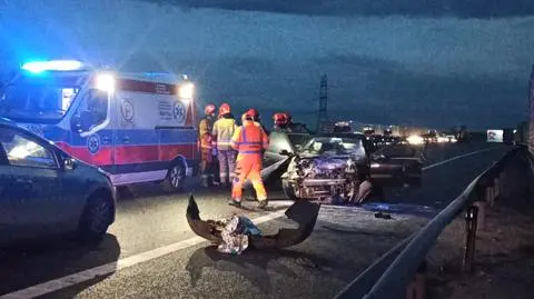 Wypadek na trasie S8. Na miejscu lądował LPR
