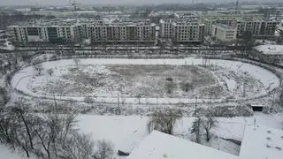 Tor kolarski i hala sportowa dawnego klubu Orzeł