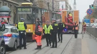 Zderzenie tramwajów na Marszałkowskiej