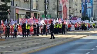 "Marsz gniewu" na ulicach Warszawy