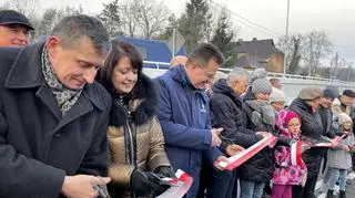 Otwarcie tunelu pod torami kolejowymi w Sulejówku