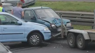 Wypadek w alei Prymasa Tysiąclecia