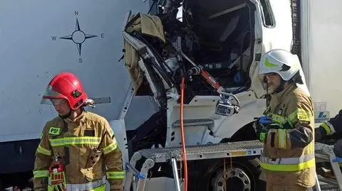 Zderzenie na autostradzie A2