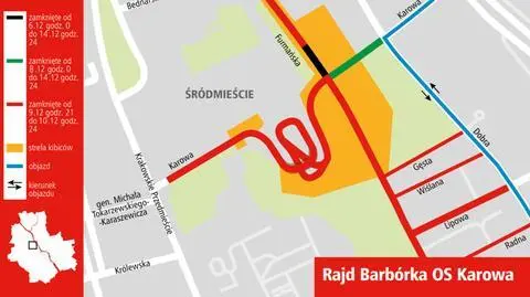 W sobotę Rajd Barbórka. Już zamknęli część ulic