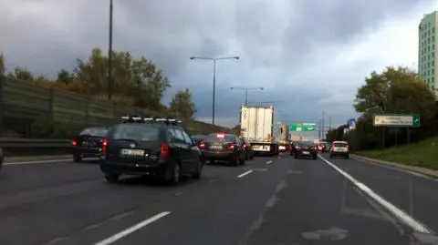 Trasa Toruńska stanęła. "Korek od Żoliborza po Targówek"