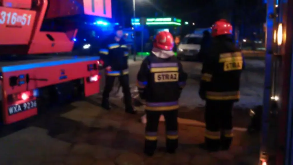 Szybka akcja straży - fot. Tomasz Zieliński/tvnwarszawa.pl