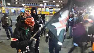 Protest w Śródmieściu