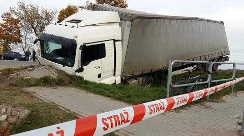 Wypadek w miejscowości Ładzyń 