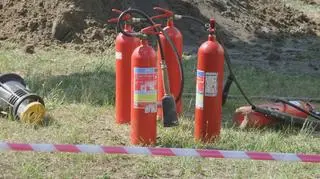 Zapłon gazu przy rondzie Starzyńskiego