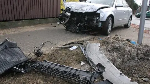 Tir zderzył się z audi