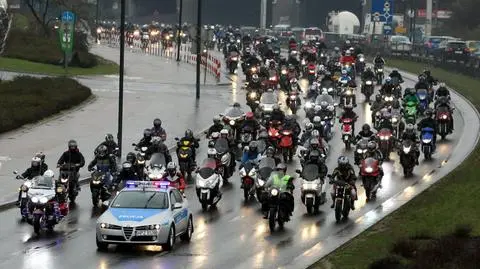 Głośna parada motocyklistów przejechała przez stolicę
