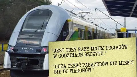 Mniej pociągów podmiejskich, problemy w porannym szczycie