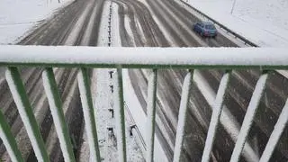 Intensywne opady śniegu w stolicy