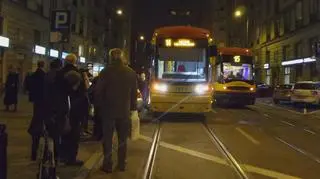 Stanęły tramwaje w Śródmieściu