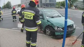 Kolizja na skrzyżowaniu Powązkowskiej i Krasińskiego