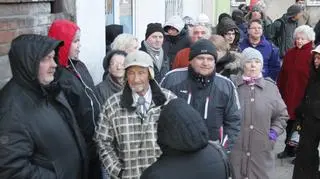 Kolejka po pączki