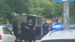 Działania policji na Bródnie