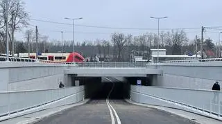 Otwarcie tunelu pod torami kolejowymi w Sulejówku