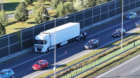 Wypadek na autostradzie A2