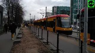 Tramwaje stanęły po wypadku