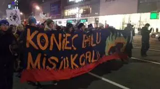 Protest klimatyczny w Śródmieściu